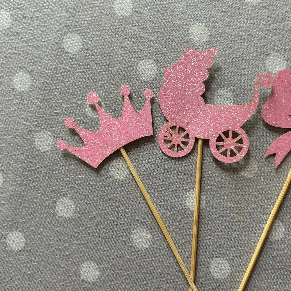 It’s a Girl cupcake toppers NEW